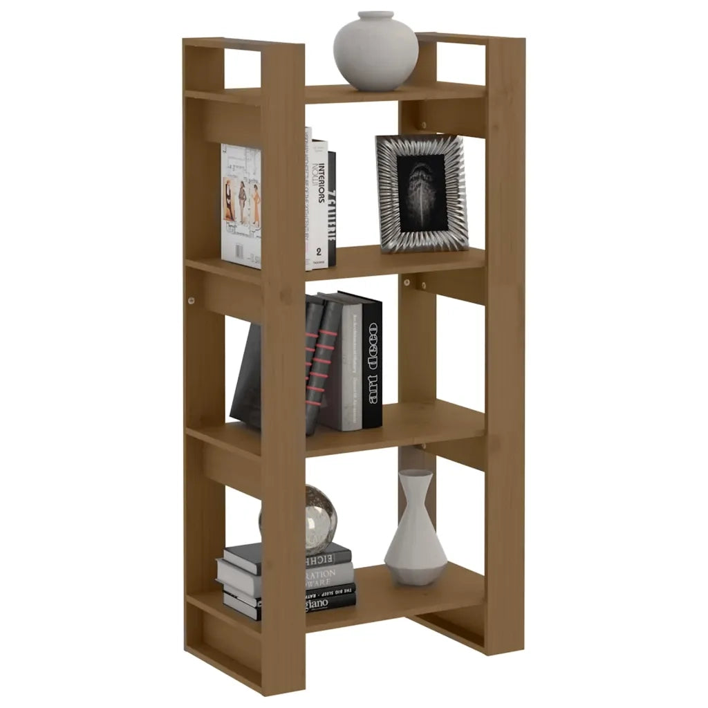 Libreria/Divisorio ambra 60x35x125 cm in Legno Massello 813887