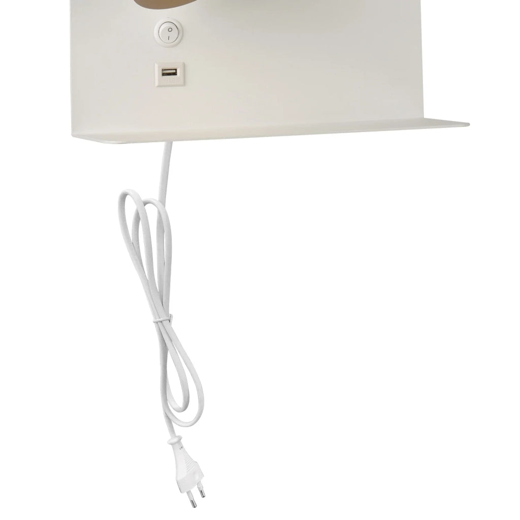 LÚZETE - LUCE DA PARETE LED 5W 4000K BIANCO OCÉANE