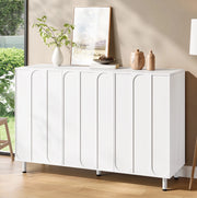SIDEBOARD 2 in 1 con Scarpiera 120x37x80 cm Bianco