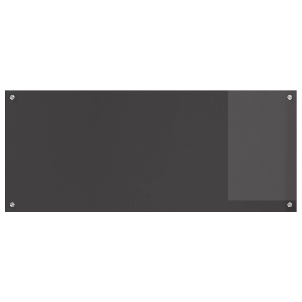 Schienale da Cucina Grigio Scuro 120x50x0,6 cm in Vetro Temperato -
