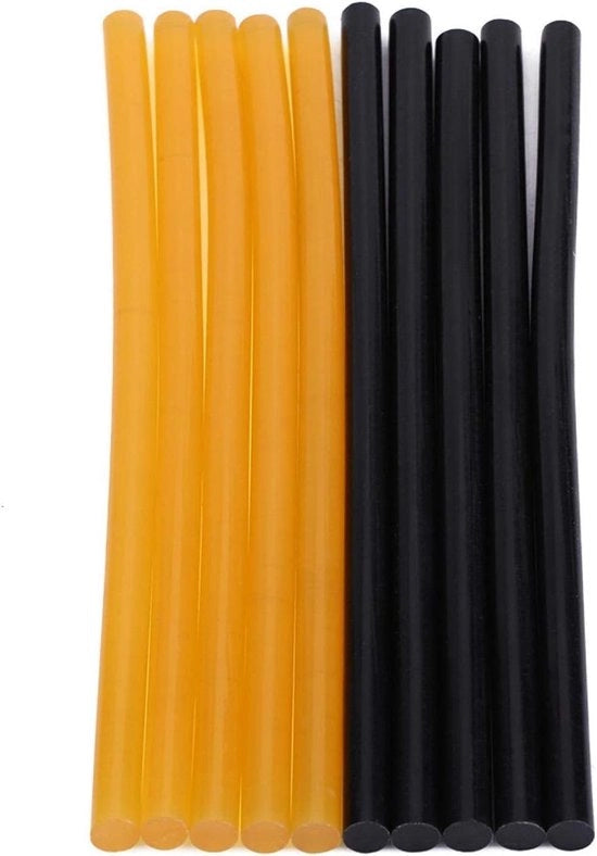 Set di colla a stilo da 10 pezzi - Colla smaltante - Spazzolino per levigare - Attrezzatura di riparazione - Produzione artigianale - Materiale di gomma di alta qualità - Stuzzicadenti per colla