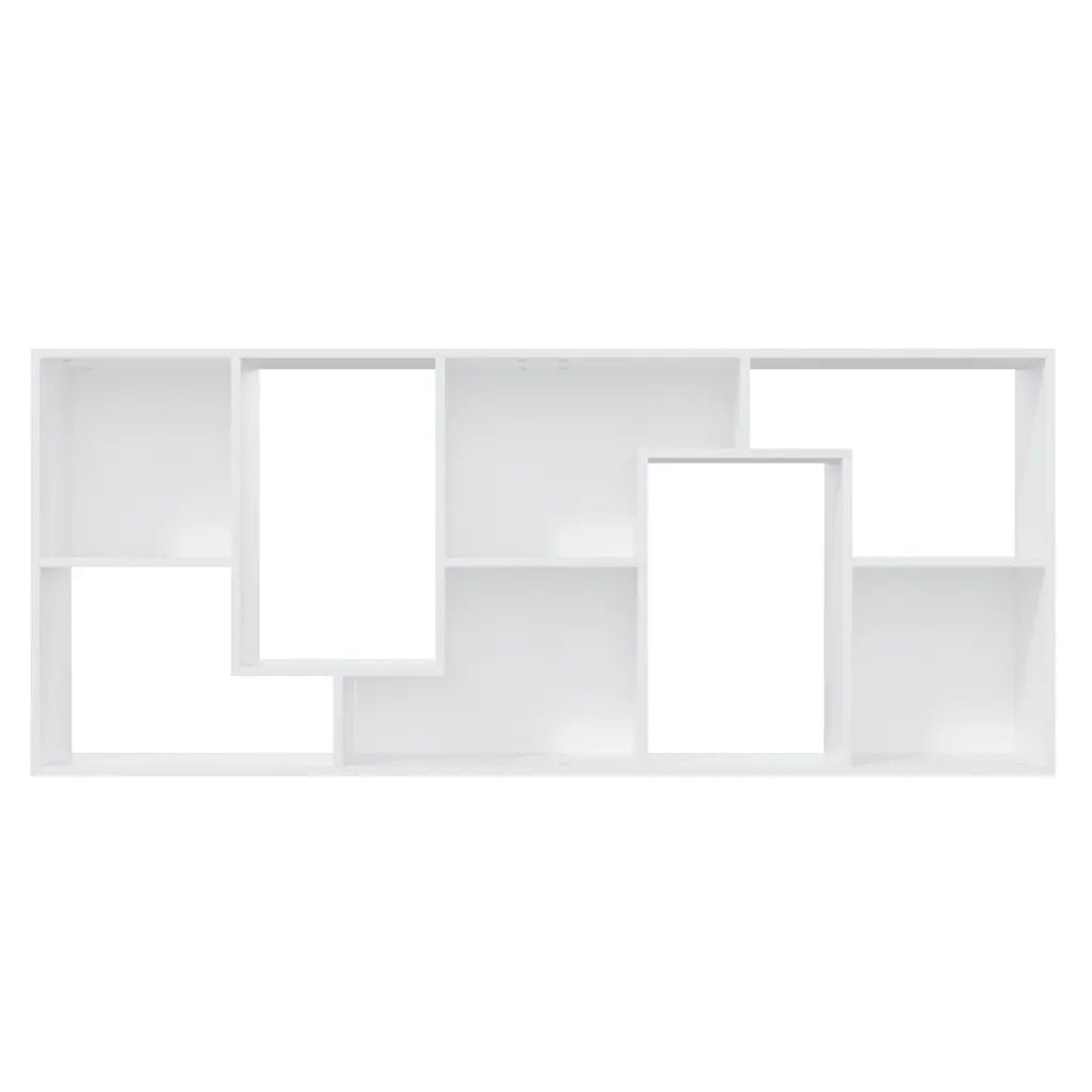 Libreria-Scaffale per Libri-Mobile di Stoccaggio Bianca 67x24x161 cm in Legno Multistrato