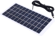Pannello solare - 10W - Silicio polimero - Gelato EVA - Porta DC
