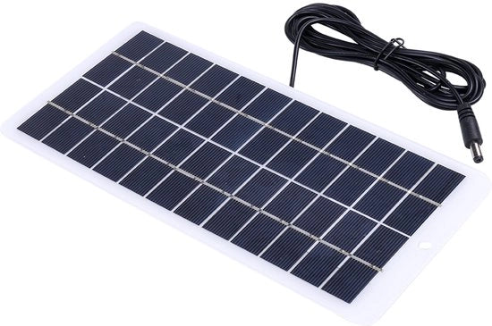 Pannello solare - 10W - Silicio polimero - Gelato EVA - Porta DC