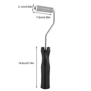 Kit di laminazione a rulli in vetro di fibra - Rullo in lega di alluminio - Rullo a cera - Manico in ABS - 3 pezzi/set - 21*75mm - Duraturo e leggero - Rullo per laminazione