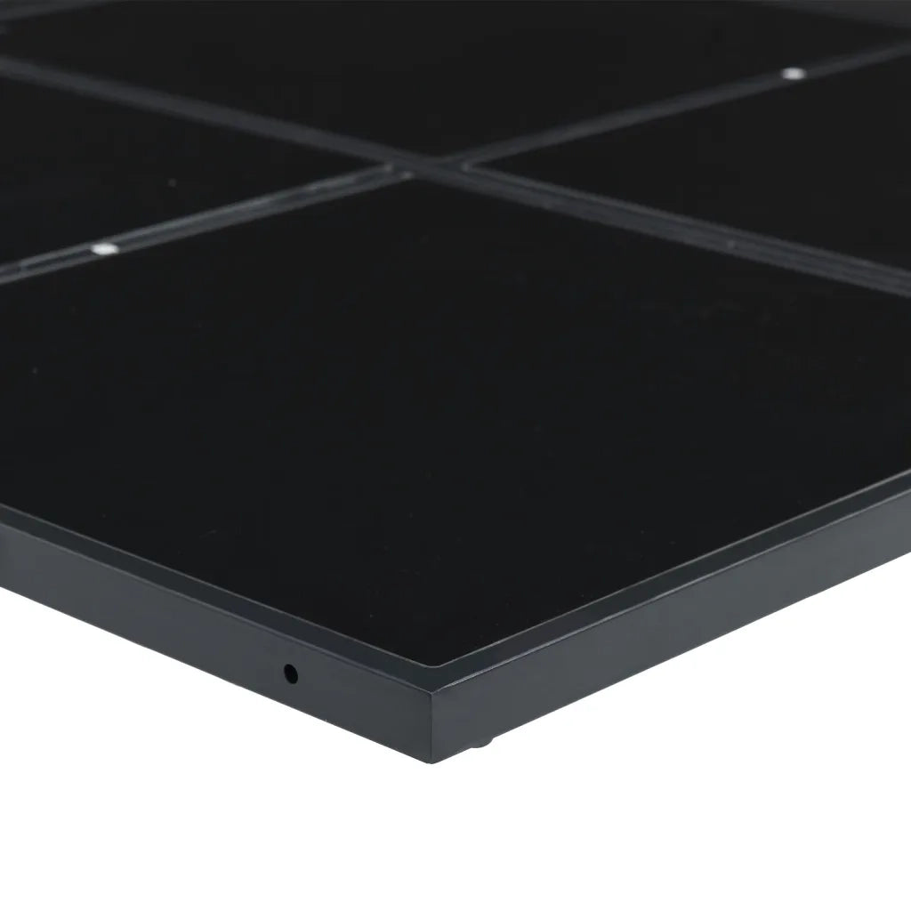vidaXL Set da Pranzo da Giardino con Cuscini Nero in Textilene