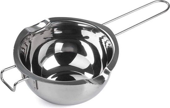 Piatto di Smaltamento in Acciaio Inox - Piatto Au Bain Marie - Argento - Metallo - Smaltamento