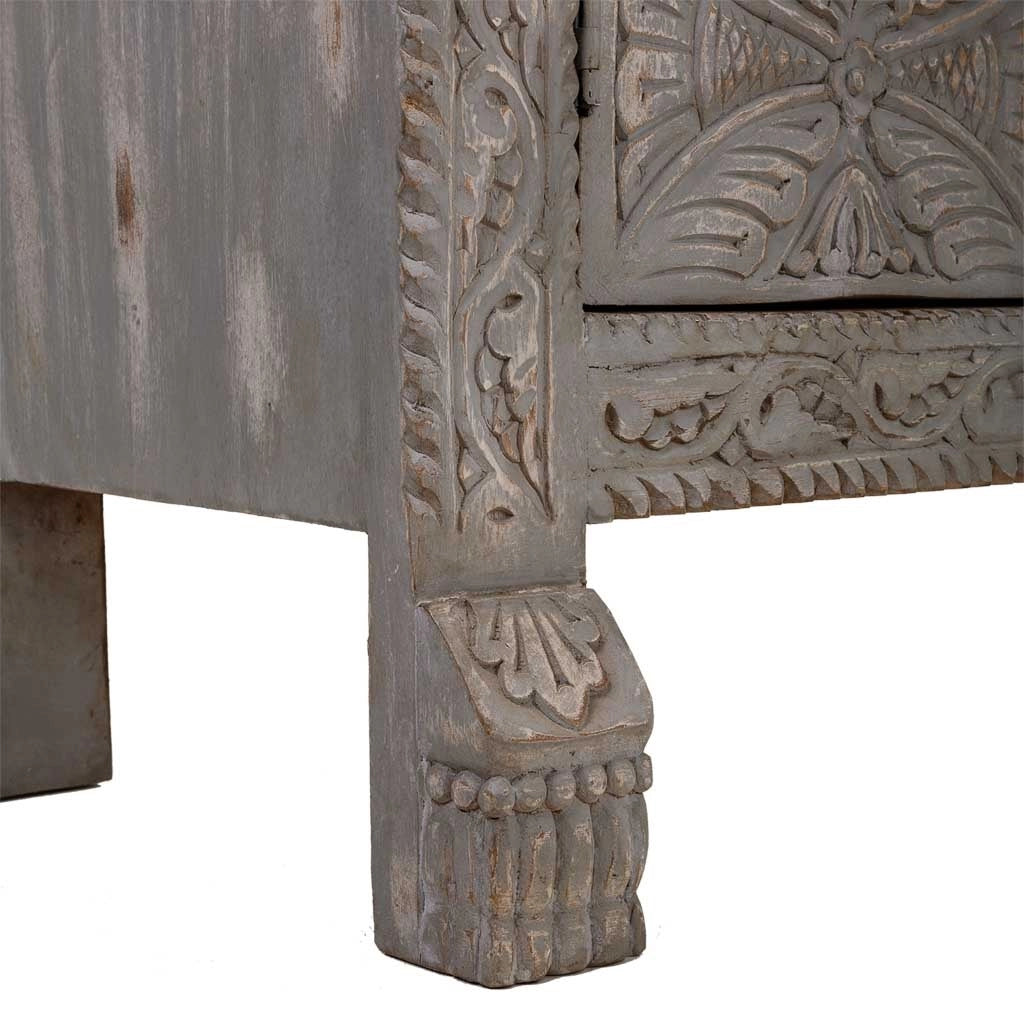 Credenza in legno marrone 124x47x76