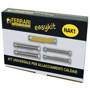 Kit Idraulico Universale per Sostituzione Caldaia a Muro con 5 Flessibili 22 â€“ 42 cm â€“ Ferrari