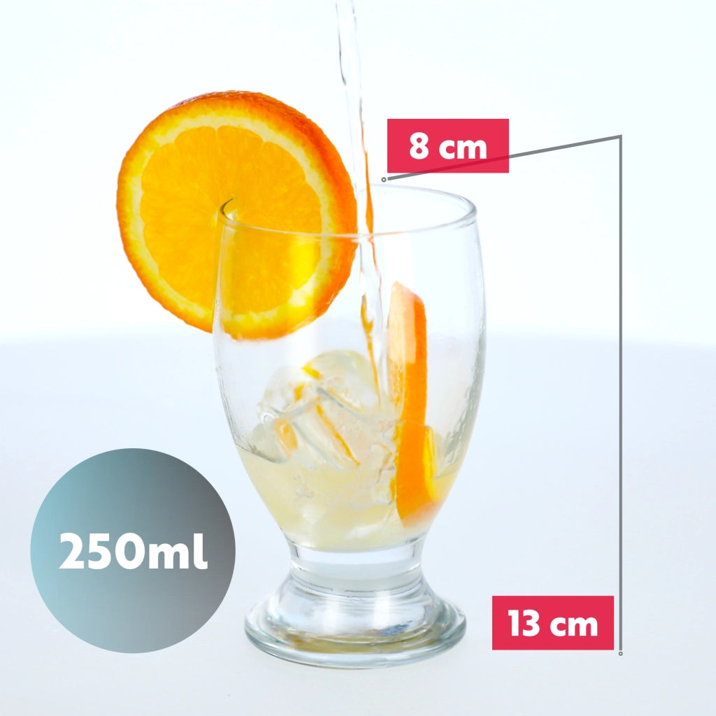 Set di 12 tazze e bicchieri KADAX per dessert e gelati, 300 ml ciascuno.