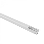 Profilo LED angolare R02 bianco diffusore opale 2m Ecolight