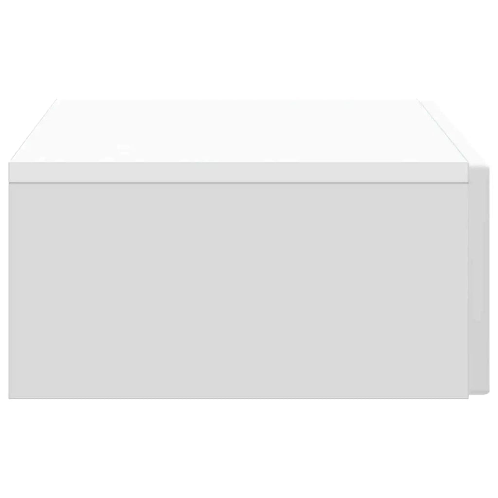 Tavolino da Parete Laterale Bianco 87,5 x 34,5 x 17 cm 898495