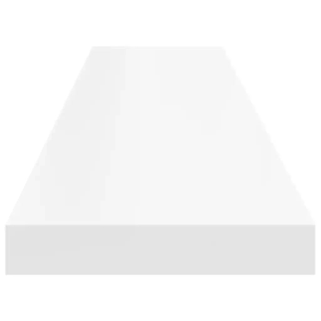 Scaffale a Parete Bianco 120x23,5x3,8 cm in MDF 323820