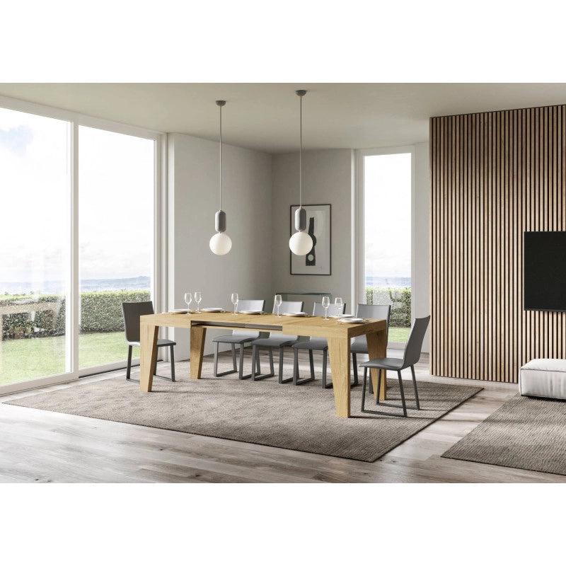 Tavolo allungabile 120/380x90 cm Naxy - Quercia Natura