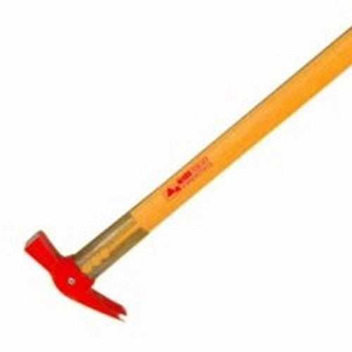 MASS 124C Serie Ingegnere Martello da Falegname 250 g con Doppia Calamita e Manico in Legno 50 cm colore Rosso