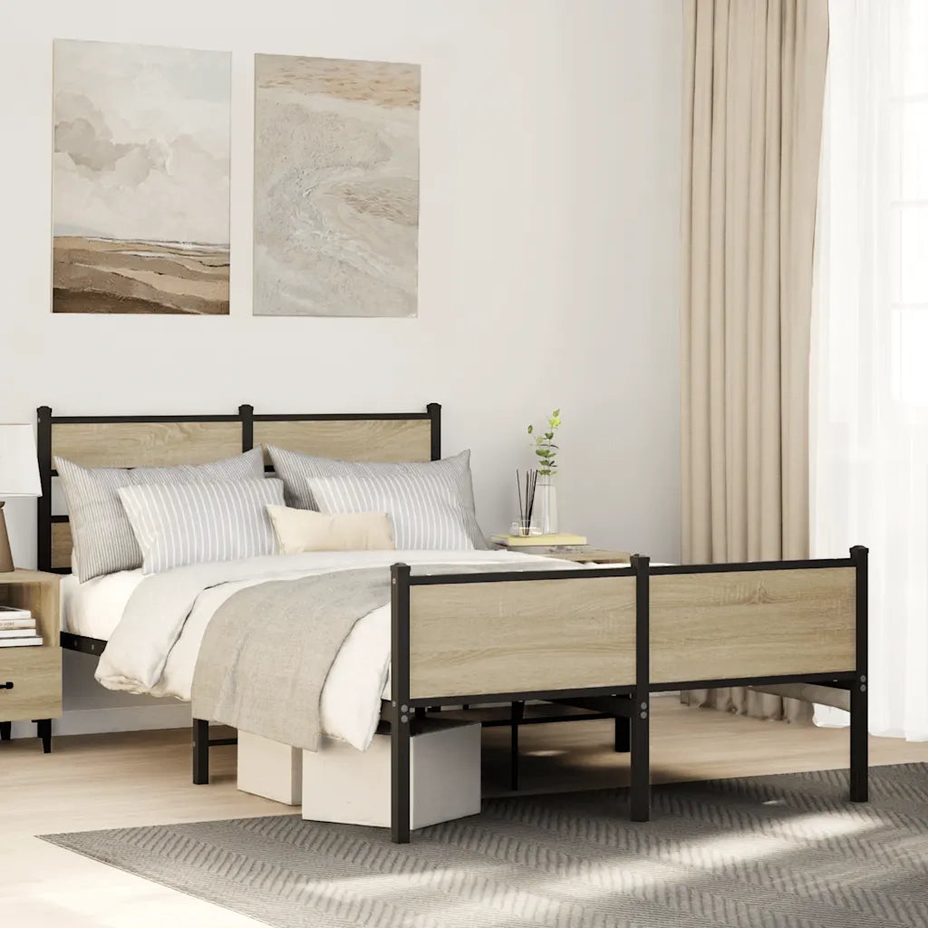Giroletto senza Materasso Rovere Sonoma 120x200cm in Truciolato 4017288