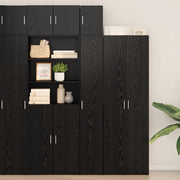 Armadio Sottile  Rovere Nero 30x42.5x225 cm Legno Ingegnerizzato