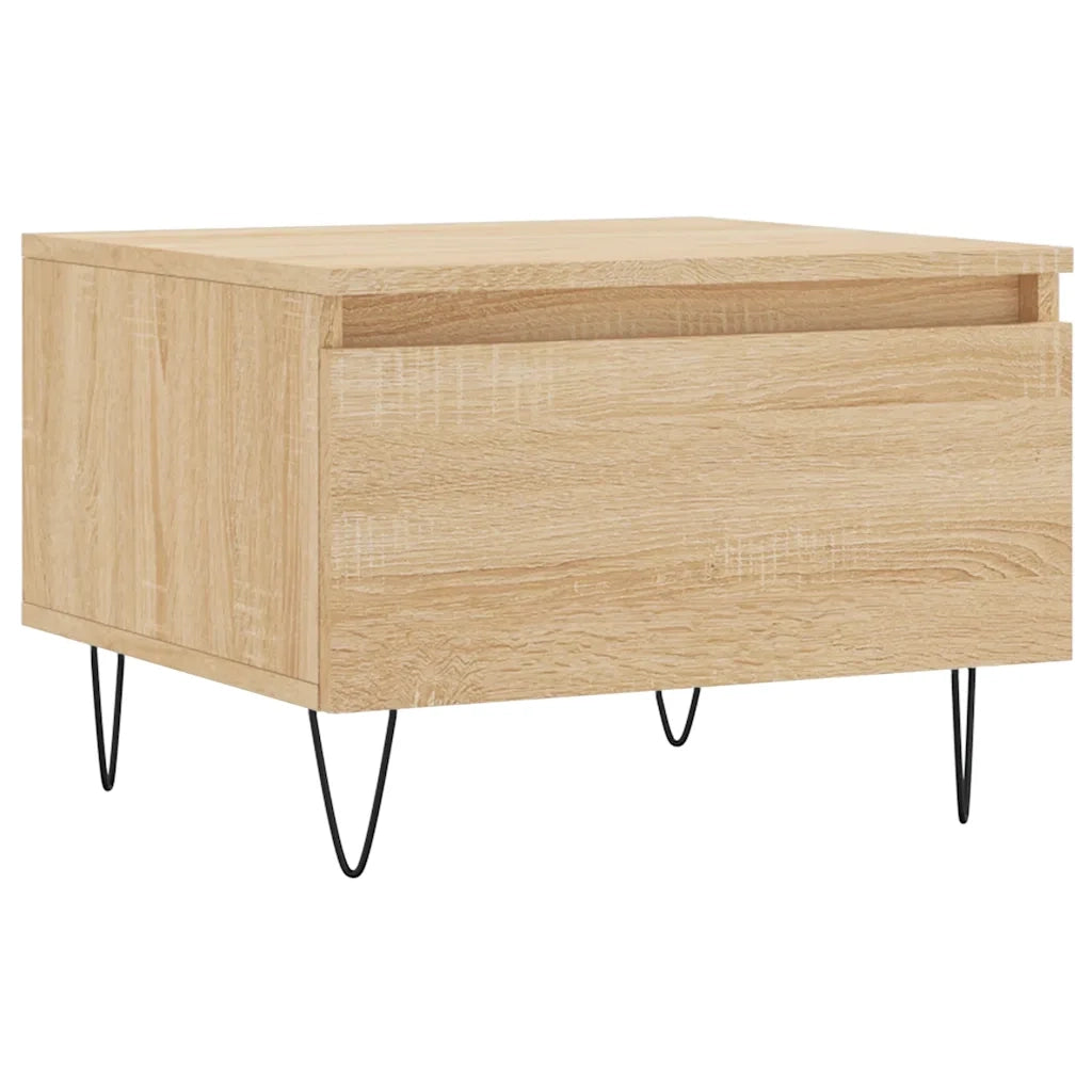 2 pz Tavolini salotto | Tavolino da caff¨¨ | Tavolino da Soggiorno Rovere Sonoma 50x46x35cm Legno Multistrato