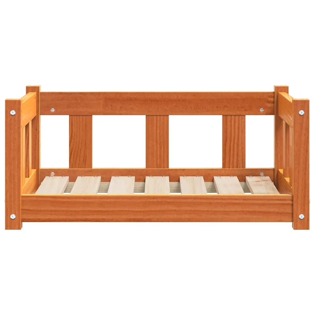 Letto per Cani Marrone cerato 65,5 x 50 x 28 cm Pino massello 869883