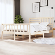 Giroletto-Struttura Letto in Legno Massello 140x200 cm 611905