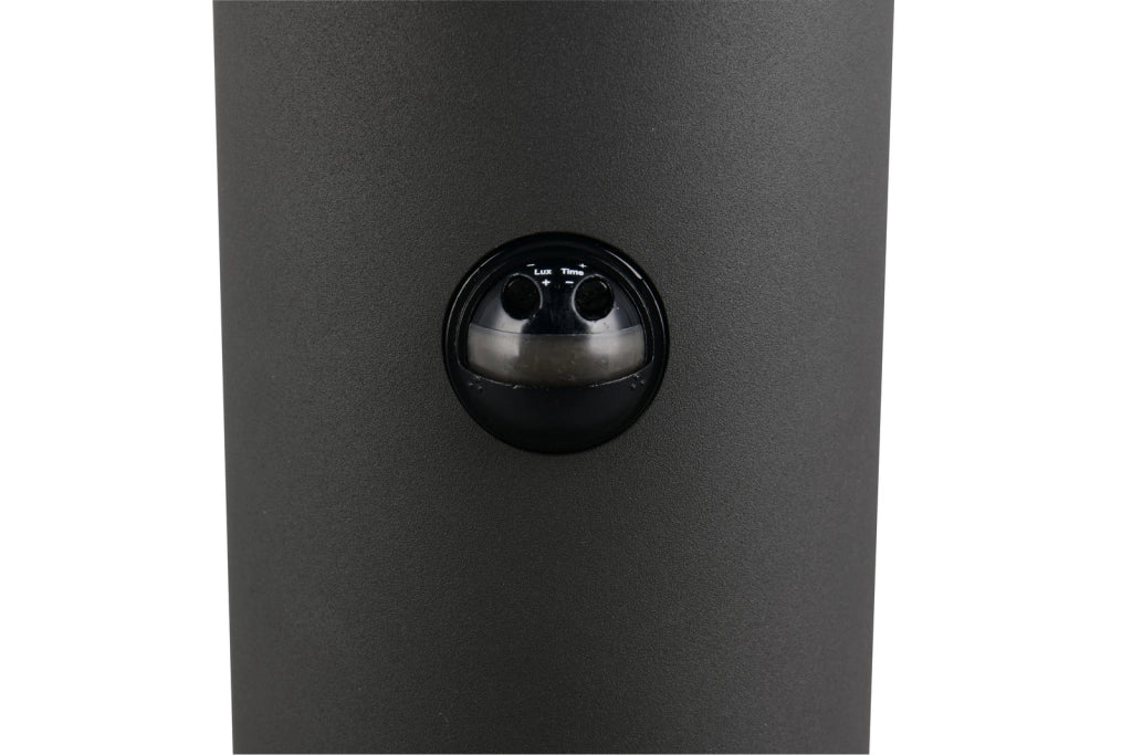 Paletto da giardino LED nero alluminio IP54 50 cm TAGUS