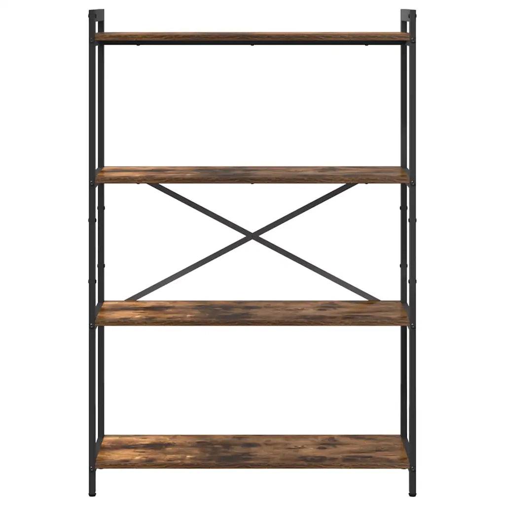 Libreria Rovere fumé 80 x 30 x 120 cm Legno multistrato 868421