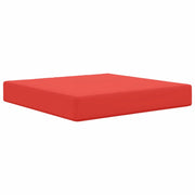 Cuscino per sedie | Cuscino per divano da esterno Rosso 60 x 60 x 8 cm Poliestere