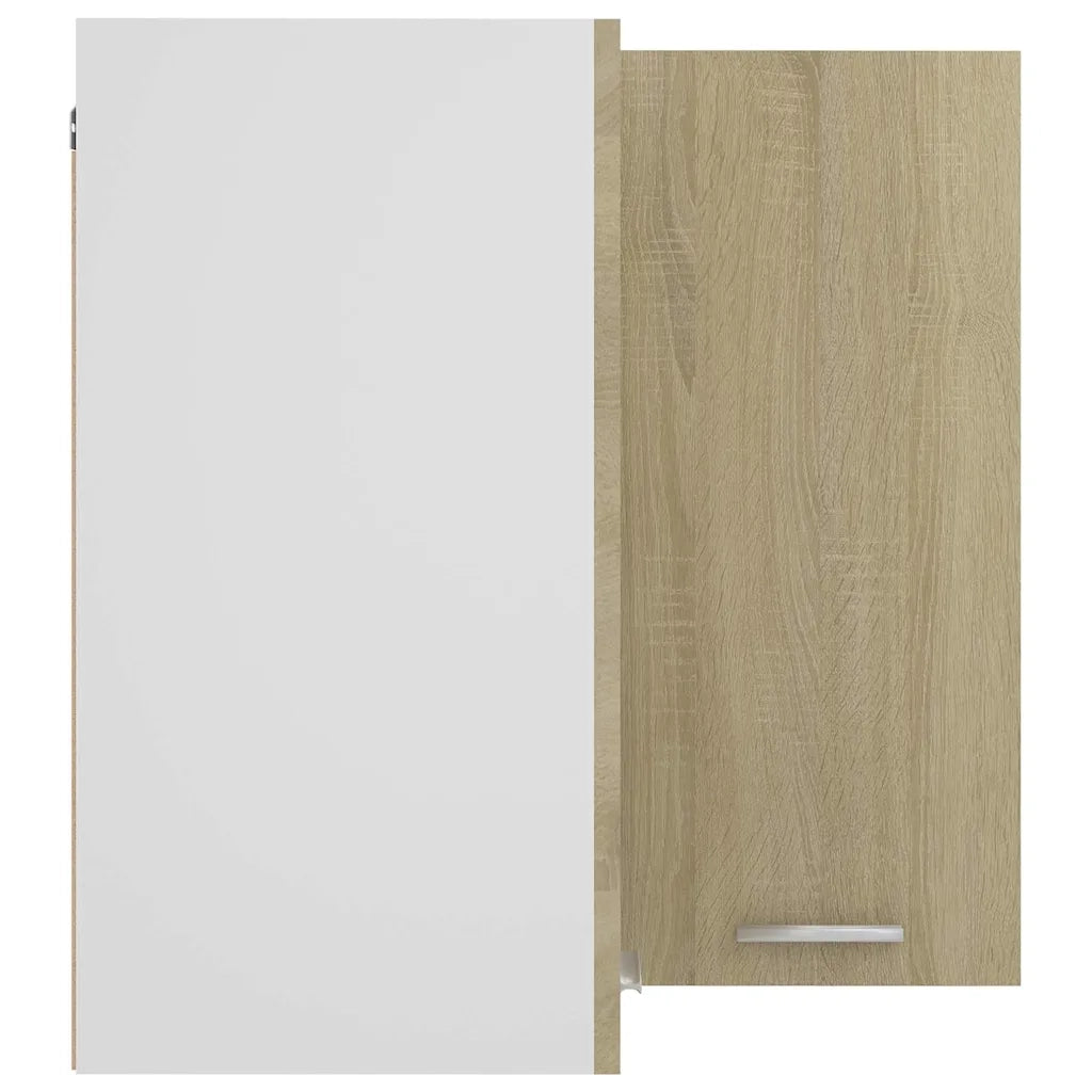 Armoire d'angle suspendue Lyon Chêne Sonoma 57x57x60 cm