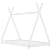 Giroletto per Bambini-Struttura Letto Bambini Bianco in Massello di Pino 70x140 cm 650540