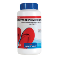 CORRETTORE PH MENO GRANULARE PER PISCINE 1,5 Kg Piscina semplice