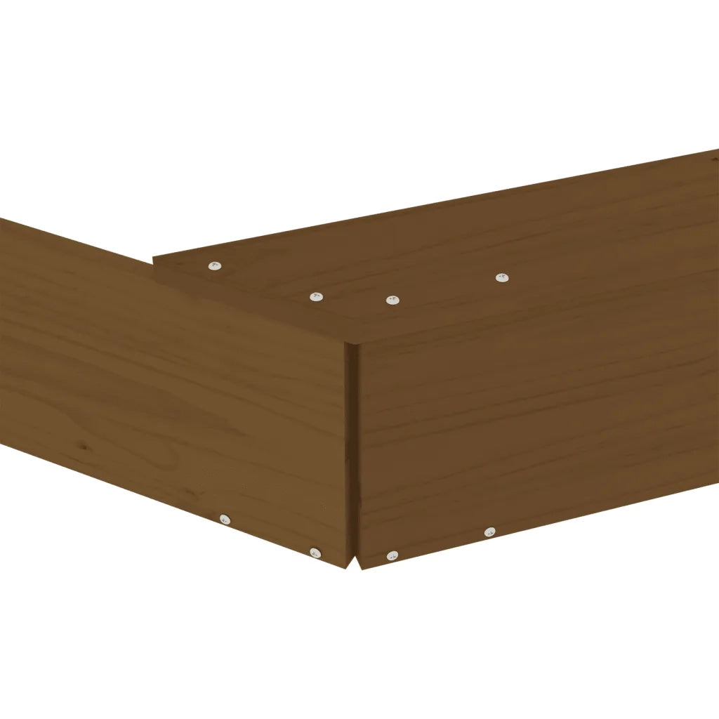 Sabbiera con Sedute Ambra Ottagonale in Legno Massello di Pino 825019