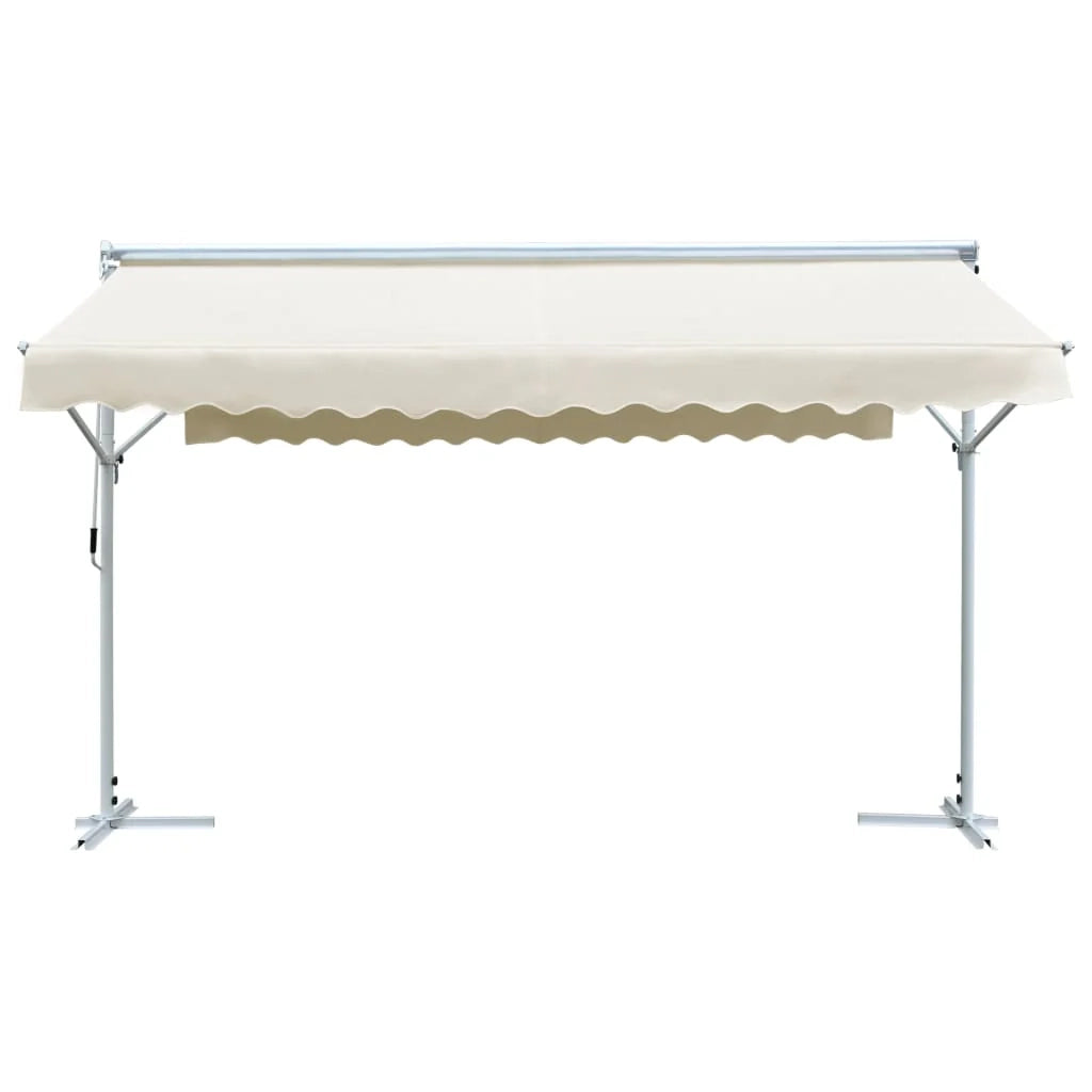 Tenda da sole autoportante 4x3 mt crema 02_0007479