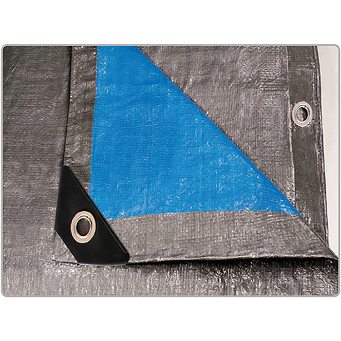 TELONE OCCHIELLATO 'EXTRA PESANTE' mt 5 x 8 - 280 gr/mq.  - SANGIORGIO