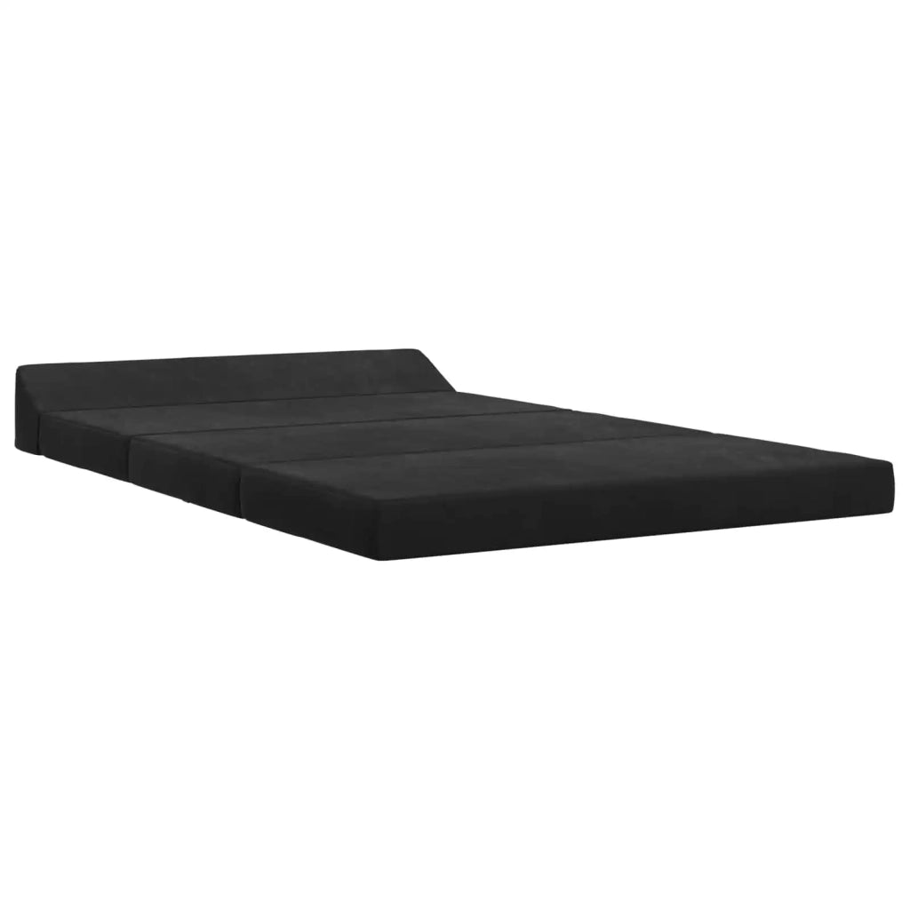 Divano Letto Pieghevole Nero 120 x 60 x 49 cm Tessuto 900045
