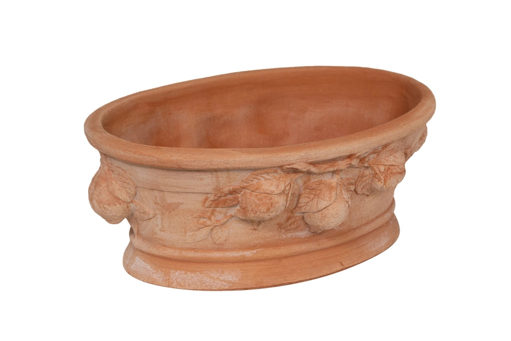 Biscottini Ciotola in Terracotta 100% Made in Italy interamente Lavorata a Mano Vaso