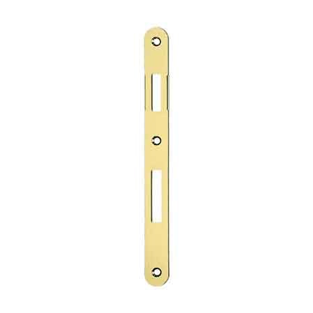CONTROPIASTRA PER SERRATURE PATENT BORDO TONDO AGB Col. Bronzata - AGB