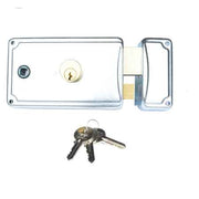 SERRATURA PORTONCINO 'P38' FACCHINETTI E60 Dx - Scatola mm 120x85 - FACCHINETTI