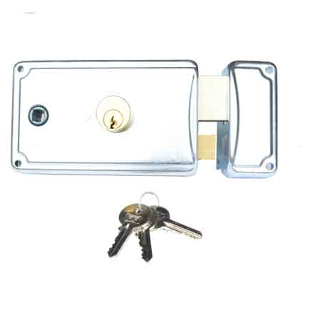 SERRATURA PORTONCINO 'P38' FACCHINETTI E70 Sx - Scatola mm 140x85 - FACCHINETTI