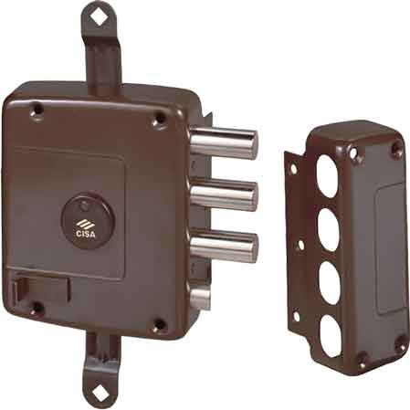 SERRATURA DA APPLICARE A DOPPIA MAPPA ART. 57167 CISA E64 Dx - CISA