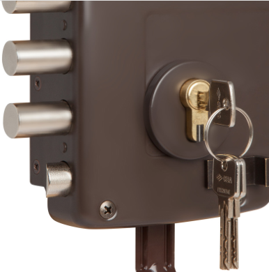 SERRATURA DA APPLICARE A DOPPIA MAPPA ART. 57167 CISA E64 Dx - CISA