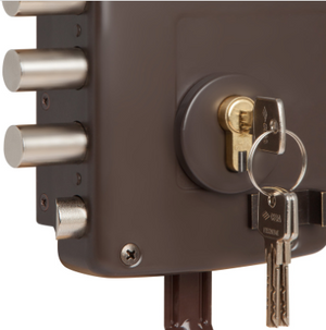 SERRATURA DA APPLICARE A DOPPIA MAPPA ART. 57167 CISA E64 Dx - CISA