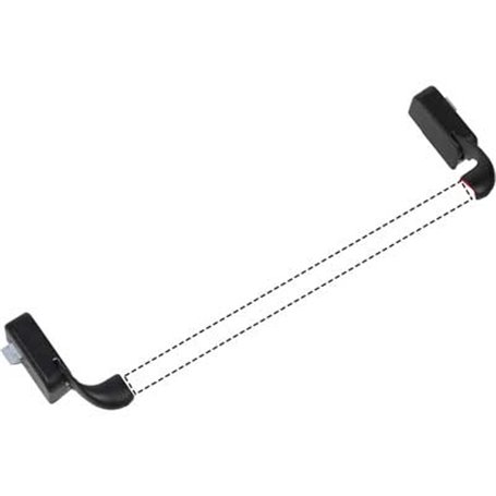 MANIGLIONE ANTIPANICO DA APPLICARE 'MINISTAR' Finitura nero - CORNI