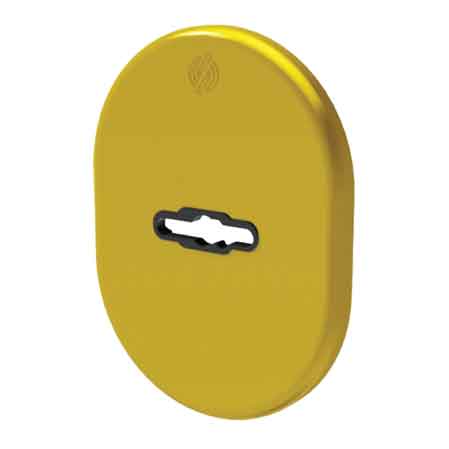 MOSTRINA ESTERNA/INTERNA DOPPIA MAPPA  '4301' SECUREMME Col. Bronzo anodizzato - SECUREMME