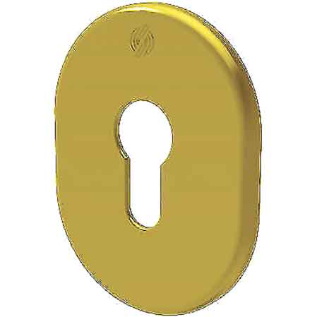 MOSTRINA ESTERNA/INTERNA PER CILINDRO EUROPEO '4302' SECUREMME Col. Ottone lucido - SECUREMME