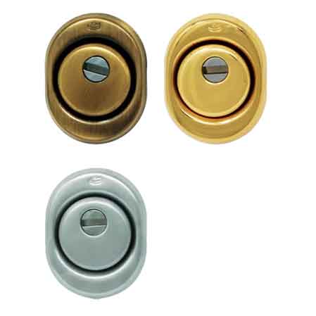 DEFENDER PER PORTE BLINDATE '325C' ATRA CIPIERRE h 22 mm - Col. Ottone lucido - CIPIERRE