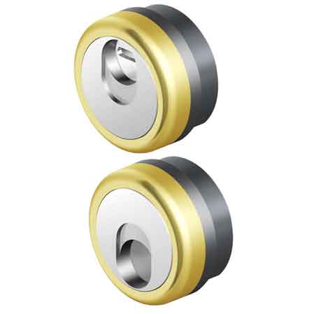 DEFENDER MAGNETICO 'MR503' DISEC mm 25h - Col. Ottone lucido - DISEC