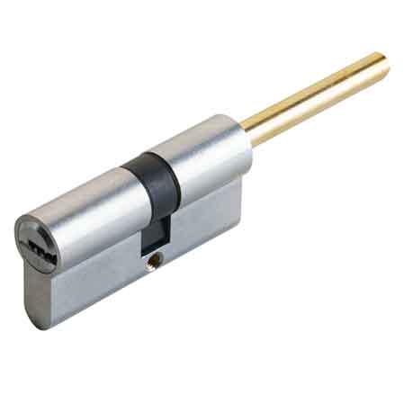 CILINDRO SAGOMATO 'K2' CON PREDISPOSIZIONE POMOLO SECUREMME 60 mm (25+10+25) - Apertura Dx - SECUREMME