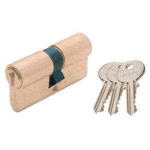 CILINDRO SAGOMATO A DOPPIO PROFILO OTTONE 'F5' ISEO 80 mm (35+10+35) - ISEO