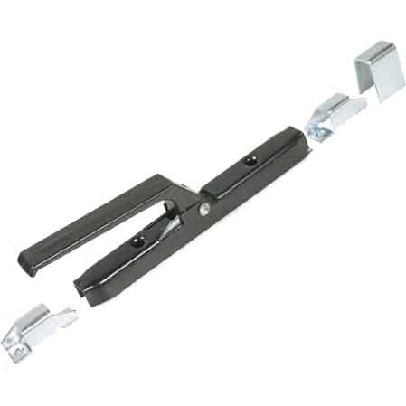 CARIGLIONE IN ACCIAIO VERNICIATO A DOPPIA AZIONE Per aste 10x10 mm