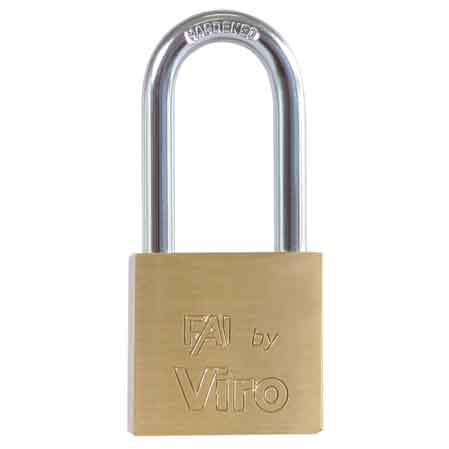 LUCCHETTO AD ARCO LUNGO 'FAI' 50x90 mm - VIRO